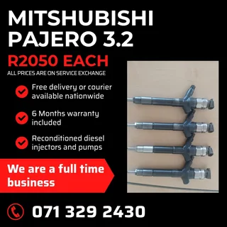Mitshubishi Pajero 3.2 Injectors For Sale With Warranty