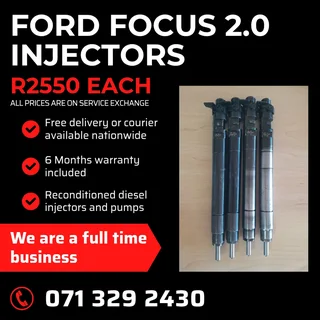 Ford Focus 2.0 Injectors For Sale With Warranty Included