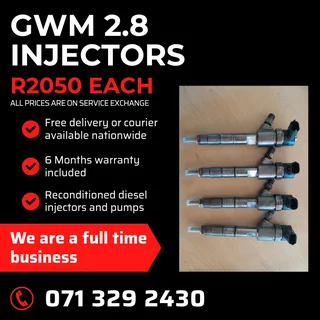 Gwm 2.8 Injectors For Sale With Warranty Included