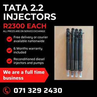 Tata 2.2 Injectors For Sale With Warranty