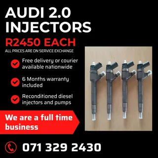 Audi 2.0 Injectors For Sale With Warranty