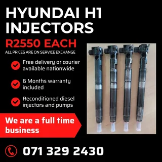 Hyundai H1 Injectors For Sale With Warranty Included