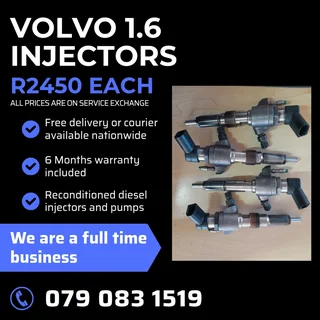 Volvo 1.6 Injectors For Sale With Warranty Included In