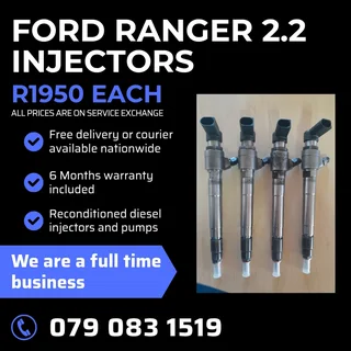 Ford Ranger 2.2 Injectors For Sale With Warranty
