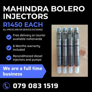 Mahindra Bolero 2.5 Injectors For Sale With Warranty Included