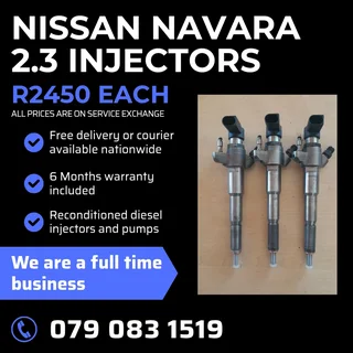 Nissan Navara 2.3 Injectors For Sale With Warranty