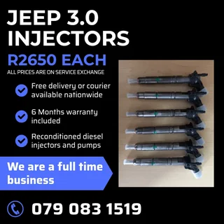 Jeep Cherokee 3.0 Injectors For Sale With Warranty