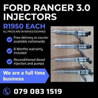 Ford Ranger 3.0 Injectors For Sale With Warranty Included