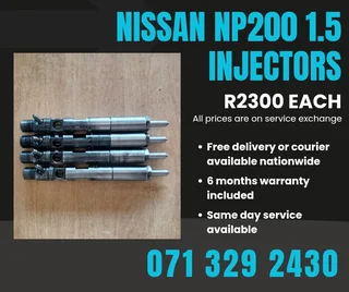 Nissan Np200 1.5 Injectors For Sale With Warranty