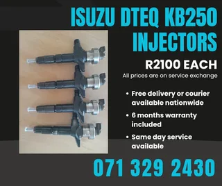 Isuzu Dteq Kb250 Injectors For Sale With Warranty Included