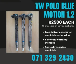 Vw Polo 1.2 Blue Motion Injectors For Sale With Warranty Included