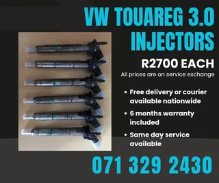 Vw Touareg 3.0 Injectors For Sale With Warranty Included