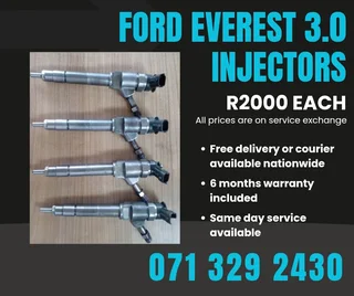 Ford Everest 3.0 Injectors For Sale With Warranty Included