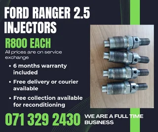 Ford Ranger 2.5 Injectors For Sale With Warranty Included