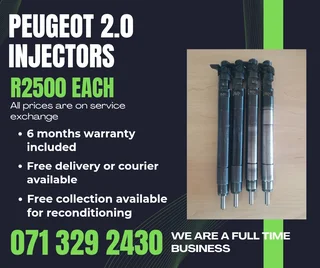 Peugeot 2.0 Injectors For Sale With Warranty Included