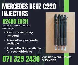 Mercedes Benz C220 Injectors For Sale With Warranty Included