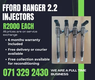 Ford Ranger 2.2 Injectors For Sale With Warranty