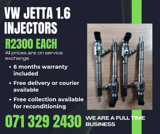 Vw Jetta 1.6 Injectors For Sale With Warranty Included
