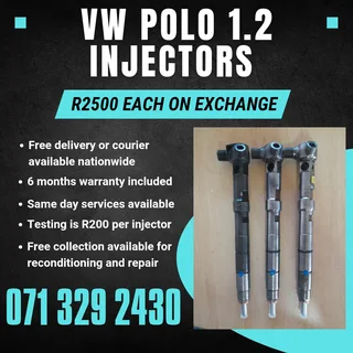 Vw Polo 1.2 Injectors For Sale With Warranty Included