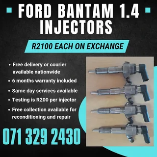 Ford Bantam 1.4 Injectors For Sale With Warranty
