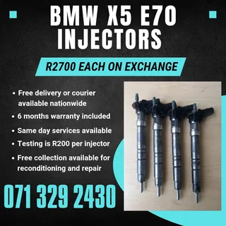 Bmw X5 E70 Injectors For Sale With Warranty