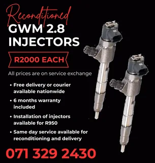 Gwm 2.8 Injectors For Sale With Warranty Included