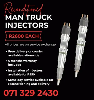 Man Truck Injectors For Sale With Warranty Included