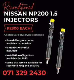 Nissan Np200 1.5 Injectors For Sale With Warranty Included