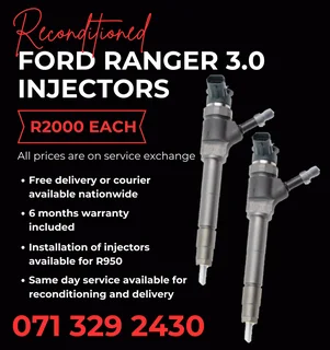 Ford Ranger 3.0 Injectors For Sale With Warranty Included