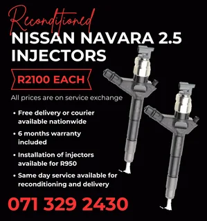 Nissan Navara Yd25 Injectors For Sale With Warranty Included