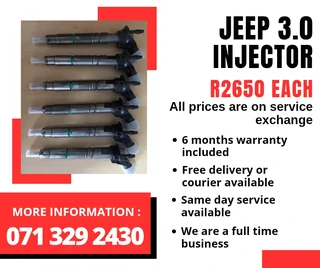 Jeep 3.0 Injectors For Sale With Warranty Included
