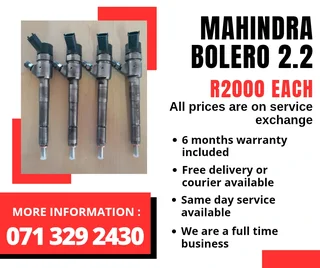 Mahindra Bolero 2.2 Injectors For Sale With