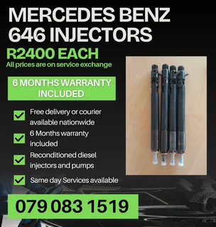 Mercedes Benz 646 Injectors For Sale With Warranty