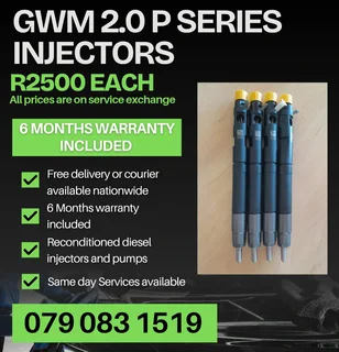 Gwm 2.0 P Series Injectors For Sale With