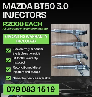 Mazda Bt50 3.0 Injectors For Sale With Warranty Included