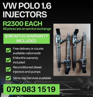 Vw Polo 1.6 Injectors For Sale With Warranty Included