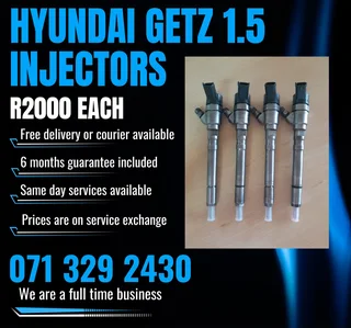 Hyundai Getz 1.5 Injectors For Sale With Warranty