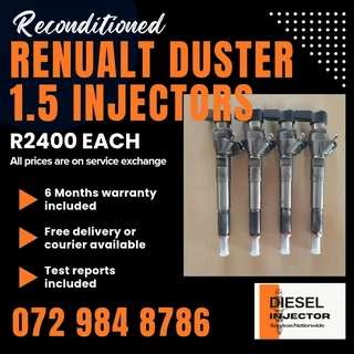 Renualt Duster 1.5 Injectors For Sale With Warranty