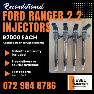 Ford Ranger 2.2 Injectors For Sale With Warranty