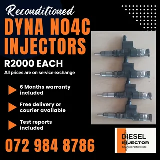 Dyna No4c Injectors For Sale With Warranty Included