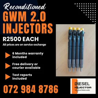 Gwm 2.0 Injectors For Sale With Warranty Included