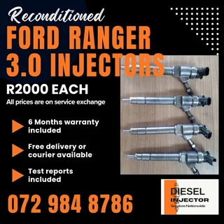 Fird Ranger 3.0 Injectors For Sale With Warranty Included