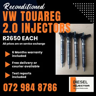 Vw Touareg 2.0 Injectors For Sale With Warranty