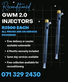 Gwm 2.0  Injectors For Sale With Warranty Included
