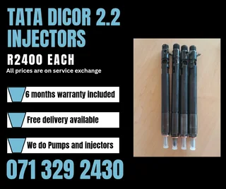 Tata Dicor 2.2 Injectors For Sale With Warranty Included