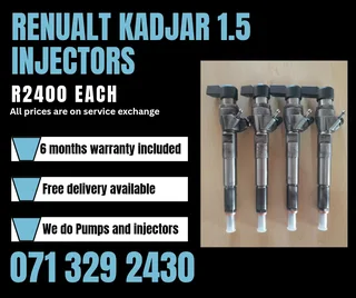 Renualt Kadjar 1.5 Injectors For Sale With Warranty