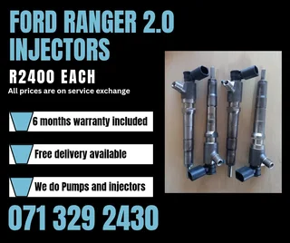 Ford Ranger 2.0 Injectors For Sale With Warranty Included