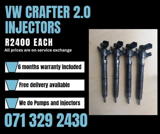 Vw Crafter 2.0 Injectors For Sale With Warranty Included