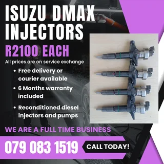 Isuzu Dmax Injectors For Sale With Warranty Included