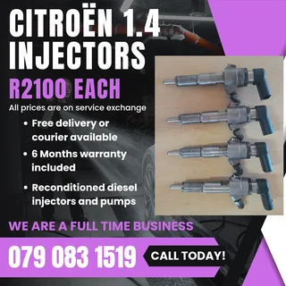 Citroën C3 1.4 Injectors For Sale With Warranty Included